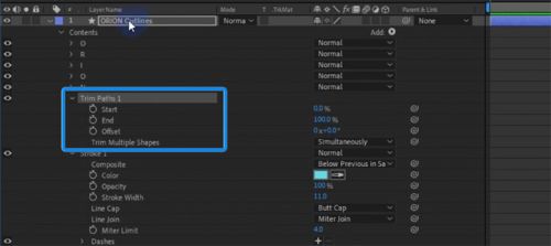 آموزش متحرک سازی حاشیه نورانی متن در افترافکت